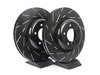 ES#2677962 - USR1390KT - Performance Front Brake Service Kit - Featuring ECS V5 slotted rotors and ECS EP24 Enthusiast Performance pads - Assembled By ECS - BMW