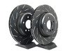 ES#2677961 - USR1219KT - Performance Rear Brake Service Kit - Featuring ECS V5 slotted rotors and ECS EP24 Enthusiast Performance pads - Assembled By ECS - BMW