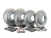 ES#2598189 - 99635140501OEKT1 - Front & Rear Brake Service Kit - Featuring Sebro rotors and Textar brake pads - Assembled By ECS - Porsche