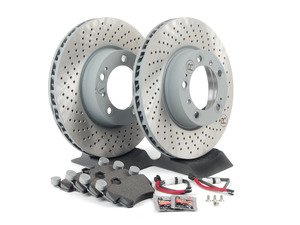 ES#3690669 - 99635140902KT - Front Brake Service Kit - Featuring Genuine Porsche rotors, and Genuine Porsche pads - Genuine Porsche - Porsche