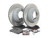 ES#2598186 - 99635240104ROKT - Rear Brake Service Kit - Featuring Sebro rotors, and Textar brake pads - Assembled By ECS - Porsche