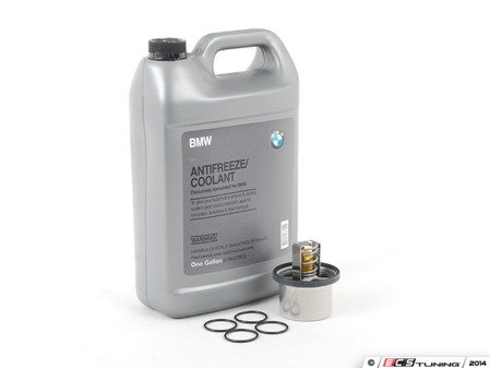 ES#2718468 - 11537836155KT - Thermostat Replacement Kit - Includes thermostat with o-ring, and coolant - Genuine BMW - BMW