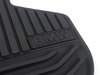 ES#2698635 - 51472346785 - F10 Rear All Weather Rubber Floor Mats - Black - (NO LONGER AVAILABLE) - Rubber mats keep liquid from soaking in. - Genuine BMW - 