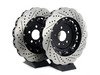 ES#2785596 - 003281ECS02A02KT - Front 2-Piece Scalloped Brake Rotors - Pair (365x34) - Direct bolt-on upgrade to Tru-Float scalloped style rotors - ECS - Audi