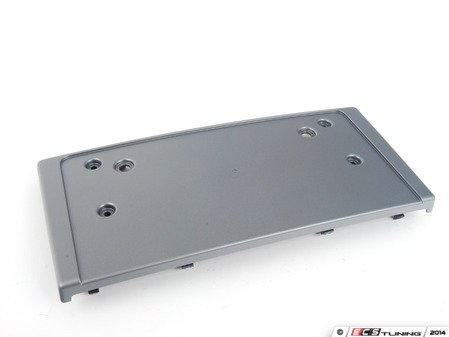 ES#2540934 - 8K0807285AA1RR - License Plate Bracket - Grey  - Stay legal with this new license plate bracket - Genuine Volkswagen Audi - Audi