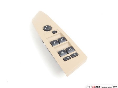ES#167550 - 61316951915 - Master Window Switch - Beige - Replace a faulty window switch in drivers door to restore operation to all your windows and locks - Genuine BMW - BMW