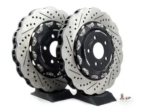 Front 2-Piece Scalloped Brake Rotors - Pair (365x34)