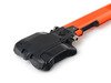 ES#1905623 - RM1022 - TieRod - Orange - Sleek, low-profile bike rack designed to fit 100% of factory crossbars with minimal installation. Accommodates bikes with or without disc brakes. - Rocky Mounts - 