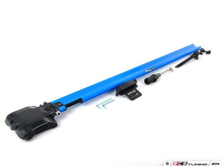 ES#1905622 - RM1028 - TieRod - Blue - (NO LONGER AVAILABLE) - Sleek, low-profile bike rack designed to fit 100% of factory crossbars with minimal installation. Accommodates bikes with or without disc brakes. - Rocky Mounts - 