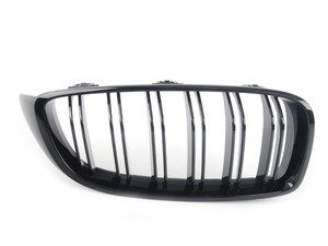 ES#2767309 - 51712352812 - Gloss Black Kidney Grille - Right - Change your grilles for a more aggressive look - Genuine BMW M Performance - BMW