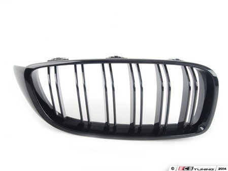 ES#2767309 - 51712352812 - Gloss Black Kidney Grille - Right - Change your grilles for a more aggressive look - Genuine BMW M Performance - BMW