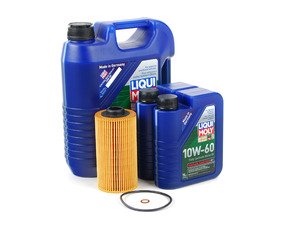 ES#2785597 - E39M5INKT5 - Liqui Moly Race Tech GT1 Oil Change Kit - The perfect kit to service your M5 or Z8 using Liqui Moly Race Tech GT1 10w-60 Engine Oil & a Hengst Filter - Assembled By ECS - BMW