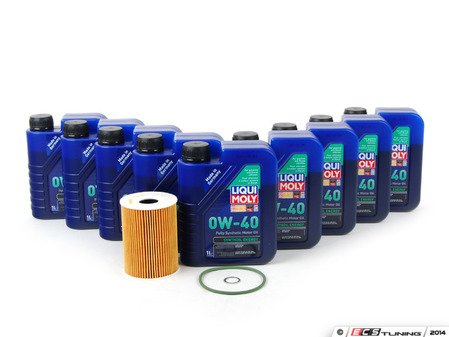 ES#2535404 - 94810722200KT - Liqui Moly Synthoil Oil Service Kit (0w-40) - Includes Hengst filter and Liqui Moly Synthoil Energy A40 Spec oil - Assembled By ECS - Porsche
