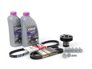ES#2792912 - 07K121011BKT1 - Water Pump Replacement Kit - Featuring Hepu water pump - Assembled By ECS - Volkswagen
