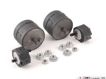 ES#2635766 - 11811132323KT4 - Motor And Transmission Mount Kit - Includes mounting hardware - Assembled By ECS - BMW