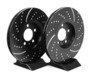 ES#522208 - GD818 - Front GD Sport Rotors - Pair (288x25) - Upgrade to a slotted/dimpled rotor for improved braking - EBC - Volkswagen