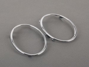 ES#2538968 - 8T08531012ZZKT - Fog Light Trim Kit - Chrome - Add a touch of chrome for an eye catching look - Genuine Volkswagen Audi - Audi