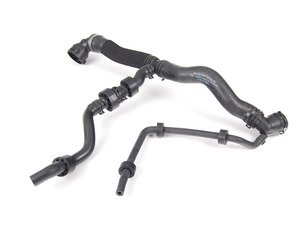 ES#2529063 - 3C0122101GJ - Radiator Hose - Upper - Connects the radiator to the thermostat housing - Genuine Volkswagen Audi - Volkswagen