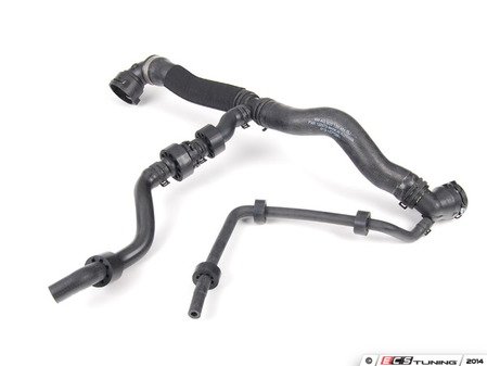 ES#2529063 - 3C0122101GJ - Radiator Hose - Upper - Connects the radiator to the thermostat housing - Genuine Volkswagen Audi - Volkswagen