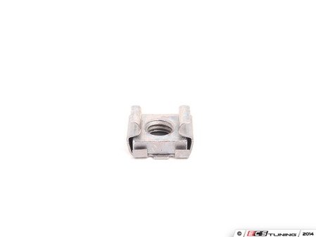 ES#2502436 - WHT003200 - License Plate Bracket Nut - Priced Each - Clips into plastic rear license plate frame to secure the plate. M6 - Genuine Volkswagen Audi - Volkswagen