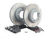 ES#2598185 - 99635140501FPKT1 - Performance Front Brake Service Kit - Featuring Sebro slotted rotors and Hawk HPS brake pads - Assembled By ECS - Porsche