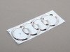 ES#2671217 - 4208537422ZZ - Audi Rings Emblem - Chrome - Replace your missing or damaged rings - Genuine Volkswagen Audi - Audi