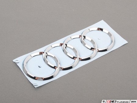 ES#2671217 - 4208537422ZZ - Audi Rings Emblem - Chrome - Replace your missing or damaged rings - Genuine Volkswagen Audi - Audi