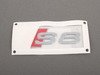 ES#377468 - 4D0853735A2ZZ - "S8" Emblem - Red / Chrome - Stick-on badge that can be placed on almost any flat surface - Genuine Volkswagen Audi - Audi