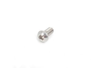 ES#1899269 - 92095A226 - 18-8 Stainless Steel Button Head Hex-Drive Screw, M6 x 1 mm Thread Size, 12 mm Long - Rounded head slim bolt for that clean look on your plates - ECS - Audi Volkswagen