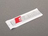 ES#2530371 - 8N0853601A - 'S-Line' Emblem - Chrome/Red - Priced Each - Stick-on emblem that can be placed on most flat surfaces - Genuine Volkswagen Audi - Audi