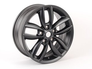 ES#2159817 - 36109804371 - R124 Double Spokes 5 Star Wheel 17" (5x120) Anthracite - Priced Each - 17 x 7J ET:50 - Genuine MINI - MINI