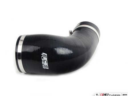 ES#2707642 - 000672ECS01A -  Silicone Turbo Inlet Hose - Audi B8 A4/A5 2.0T - Flexible silicone smooths the intake tract & hinders collapsing. The ultimate in durability! - ECS - Audi