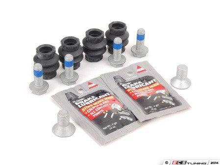 ES#2594238 - 34216778327INKT2 - Rear Pad And Rotor Installation Kit - Includes hardware and anti-seize for rear pad & rotor replacement - Assembled By ECS - MINI
