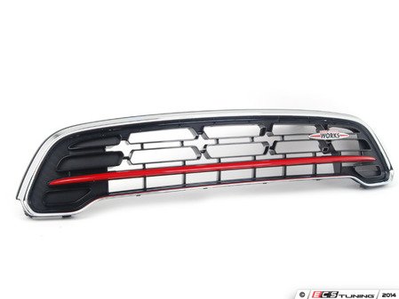 ES#2787489 - 51139812862 - John Cooper Works Front Grille - Newer Style - Mount above the front bumper - Genuine MINI - MINI