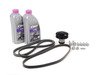 ES#2792992 - 07K121011BKT8 - Water Pump Replacement Kit - Featuring URO water pump and Mitsuboshi drive belts - Assembled By ECS - Volkswagen