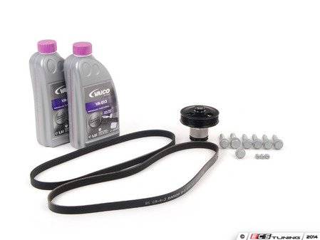 ES#2792915 - 07K121011BKT2 - Water Pump Replacement Kit - Featuring URO water pump - Assembled By ECS - Volkswagen