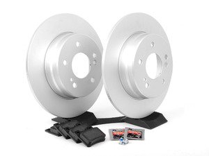 ES#2762676 - 0054201720KT3 - Rear Brake Service Kit  - Featuring Meyle rotors and ATE pads - Assembled By ECS - Mercedes Benz