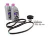 ES#2792988 - 07K121011BKT6 - Water Pump Replacement Kit - Featuring URO water pump and Mitsuboshi drive belts - Assembled By ECS - Volkswagen