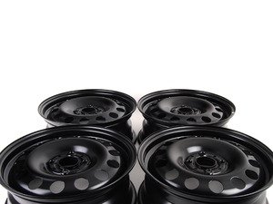 ES#2707751 - 36111511414KT - Steel Wheel Black - Set Of Four - 15 x 5.5 , Et45, 4x100 bolt pattern. Also know as steelies. - Genuine MINI - MINI