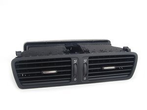ES#345830 - 3C1819728F1QB - Center Air Vent - Satin Black  - Replace that worn vent and give your vehicle a showroom look - Genuine Volkswagen Audi - Volkswagen