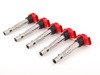 ES#2538683 - 06E905115EK5CL - Ignition Service Kit - Includes five OE red coil packs and five NGK spark plugs - Assembled By ECS - Volkswagen
