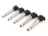 ES#2538677 - 07K905715FK5CL - Ignition Service Kit - Includes five Karlyn black coil packs and five Bosch spark plugs - Assembled By ECS - Volkswagen