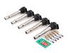 ES#2538677 - 07K905715FK5CL - Ignition Service Kit - Includes five Karlyn black coil packs and five Bosch spark plugs - Assembled By ECS - Volkswagen