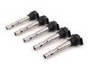 ES#2538684 - 07K905715FK5OE - Ignition Service Kit - Includes five OE black coil packs and spark plugs - Genuine Volkswagen Audi - Volkswagen