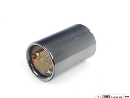 ES#2755827 - 18307610636 - Black Chrome Exhaust Tip - priced each - Replacement exhaust tip - Genuine BMW - BMW