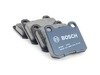 ES#2598570 - 0004209820 - Rear Brake Pad Set - For Vehicles With Two (2) Retaining Pin Rear Brake Pads - Bosch - Mercedes Benz