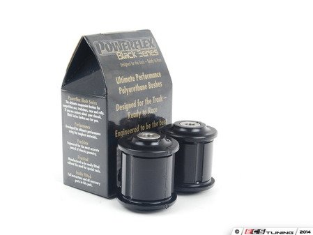 ES#2779349 - PFR5-710-10BX2 - E39 Performance Polyurethane Rear Lower Control Arm Bushings - Front Position - Improves handling and control  upgrade to a more engaging driving experience - Powerflex Black Series - BMW