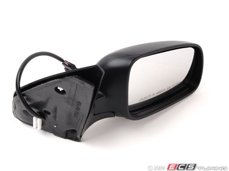 ES#1892020 - 1J1857508K01C - Rear View Mirror Assembly - Right - Complete power mirror assembly, heated mirror lens and black mirror covers - TYC - Volkswagen