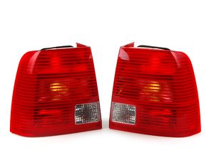 ES#2784550 - 3B5945095FKT - European Sedan Tail Light - Pair - Tail lights from the European model with clear reverse lenses - TYC - Volkswagen