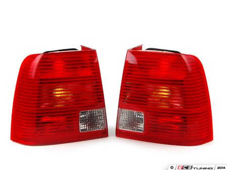 ES#2784550 - 3B5945095FKT - European Sedan Tail Light - Pair - Tail lights from the European model with clear reverse lenses - TYC - Volkswagen